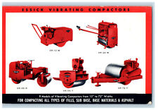 c1950s Essick Vibrating Compactors Essick Manufacturing Co Elizabeth NJ Postcard picture