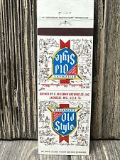 Vintage Heilemans Old Style Matchbook Advertisement picture