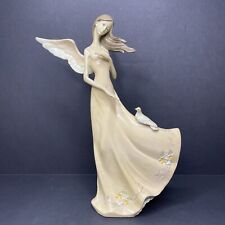 Vintage Enesco Angel Of Peace Porcelain Ceramic 12