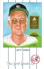 Lefty Gomez Postcard New York Yankees Monument Park Series 1 Card No. 8 picture