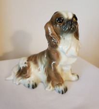 Vintage Ugo Zaccagnini Pekingese Dog Signed Figurine ITALY 1930-40's - RARE picture