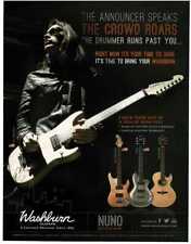 2014 WASHBURN N4 Authentic Electric Guitar NUNO BETTENCOURT magazine ad  picture