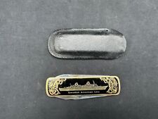 Vintage Swedish American Line Souvenir Pocket Knife by Eskilstuna picture