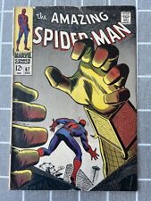 The Amazing Spider Man #67 Mysterio 1st App Of Randy Robertson Vintage 1968 VF- picture