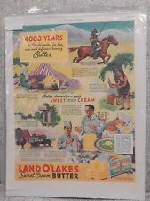 VTG RARE 1934 Land O' Lakes Sweet Cream Butter Magazine Ad Ladies Home Journal  picture