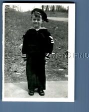 FOUND B&W PHOTO E+1241 LITTLE BOY DRESSED AS SAILOR picture