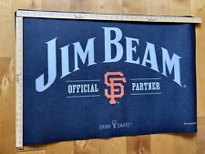 Jim Beam Bourbon/ MLB SF Giants Decorative Floor Mat Rug Limited Edition *NEW* picture