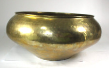 Hammered Brass Planter Vase Bowl Made in India 11