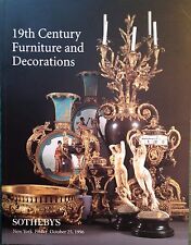 Sotheby's Catalog 19th CENTURY FURNITURE AND DECORATIONS 10/1996 NY  picture