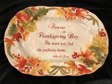 autumn celebration fall serving plate 222 Fifth (PTS International) Fine China picture