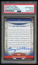 Barry Williams #102 signed autograph auto Inkworks Brady Bunch Card PSA Slab picture