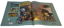 RARE 2008 DESTROY ALL HUMANS Xbox 360 PS3 Video Game = 2pg Print AD / POSTER picture