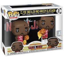 NBA JAM Houston Rockets Drexler and Olajuwon 8-Bit Funko Pop PREORDER JUNE picture