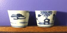 Two Antique  Soba Choko  Cups From Japan picture