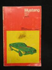 Chilton's Repair & Tune-Up Guide Mustang 1965-72 All Models Chilton 5786 Vintage picture