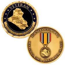 NEW Operation Iraqi Freedom Veteran 2003-2011 Bronze Challenge Coin. picture