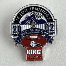 Jason Jennings Colorado Rockies 2002 Rookie Of The Year Coors Field Lapel Pin picture