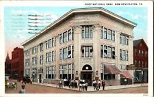 First National Bank, New Kensington PA c1929 Vintage Postcard P53 picture