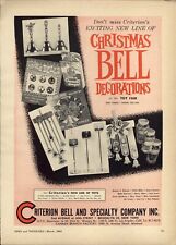 1964 PAPER AD Criterion Bell Company Christmas Decorations Noel  picture