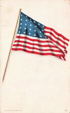 1909 American Flag, Vintage PC Posted 1911 picture