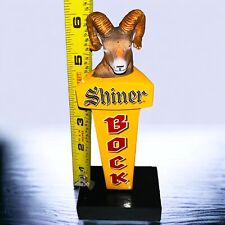 Shiner Bock Ram Short Beer Tap Handle 6