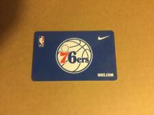 PHILADELPHIA 76ERS SIXERS NIKE GIFT CARD  ***NO VALUE*** NEW picture