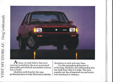 Original 1982 Isuzu I-Mark Dealer Sales Brochure with Coupe and Sedan, catalog picture
