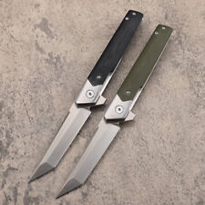 8''New Fast Opening Sandvik Blade G10 Handle Tactics Folding Pocket Knife VTF195 picture