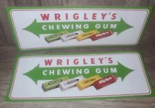 Vintage Wrigley Chewing Gum Cardstock Advertising Lot of 2 11