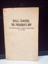 1948 BILL SIKES AUTOBIOGRAPHY THE PREACHER'S BOY BY W.H. SIKES 1ST EDITION BOOK picture