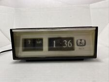 Vintage Seth Thomas Speed Read Day-Date Flip Clock Model 818S Mid Century Modern picture