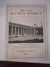 1927 YALE UNIVERSITY ALUMNI WEEKLY  BOOKLET - COMMENCEMENT NO. 40 - TUB QQ picture