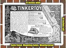 Metal Sign - 1918 Sears Tinkertoys- 10x14 inches picture