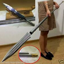 Steel ZhaoYun Overlord Spear Long Yari Spear Polearm Sword Sharp Spearhead #0041 picture