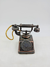 Vintage Durham Industries Diecast Dollhouse Furniture Rotary Phone Dial Turns picture