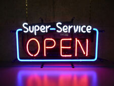 New Super Service Open Neon Light Sign 24