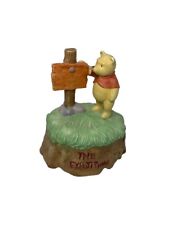 Classic Winnie the Pooh Figurine Music Box North Pole Expedition picture
