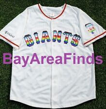 San Francisco Giants 2023 LGBTQ Pride Jersey sz X-Large 6/10 SGA XL picture