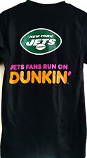 UNISEX DUNKIN NFL NY JETS T-Shirt - Pure Cotton 100% SM-2XL  picture