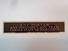Custom Engraved Name Plate For A Signed Football Jersey Display Case 1.5