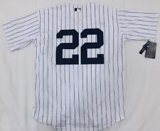 New York Yankees Juan Soto Jersey Mens Pinstripes NWT #22 New Size L picture