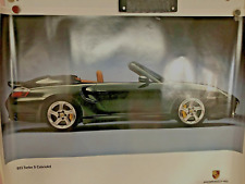 RARE AWESOME FACTORY Original Porsche Poster 2004  911 Turbo S Cabriolet picture
