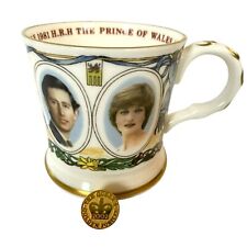 Vintage Coalport Princess Diana Wedding Commemorative Cup Mug Bone China 1981 picture