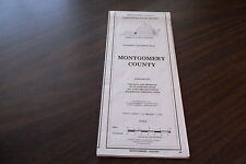JANUARY 1989 MONTGOMERY COUNTY VIRGINIA GENERAL HIGHWAY MAP VDOT #60 picture