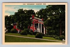 Kingsport TN-Tennessee, Rother wood Historic Residence, Antique Vintage Postcard picture