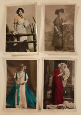 Vintage c.1908 Edwardian Actress Miss Phyllis Dare RPPC Postcards Lot Of 4 picture