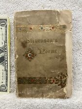 1900 1912 Stevenson's Poems Book Thomas Crowell Book Vtg picture