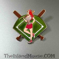 Rare Disney LE 300 Jessica Roger Rabbit Baseball Bat Sport Pin (U1:97072) picture