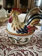 fitz and floyd rooster candy dish picture