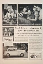 1940 Studebaker Champion coupe car Vintage Ad craftsmanship picture